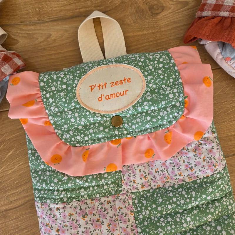 Sac à dos fleuri - image 1